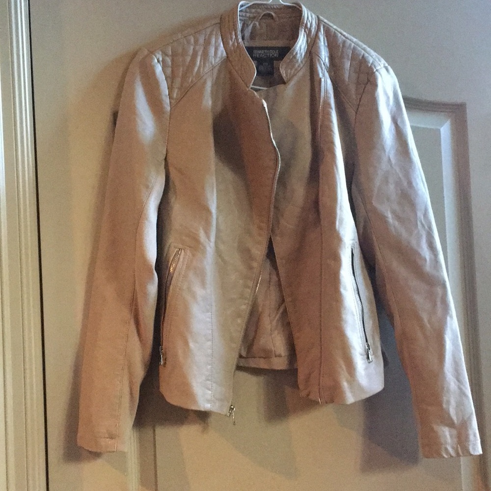 Kennth Cole Reaction Faux Leather Jacket